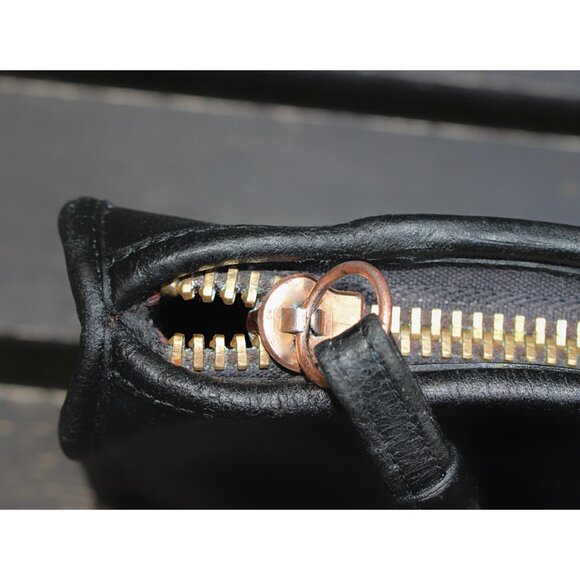 Coach Vintage - 1960s-70s NYC Basic Bag #9455 in Black, Glue in Creed, Pre-Talon - Picture 5 of 15